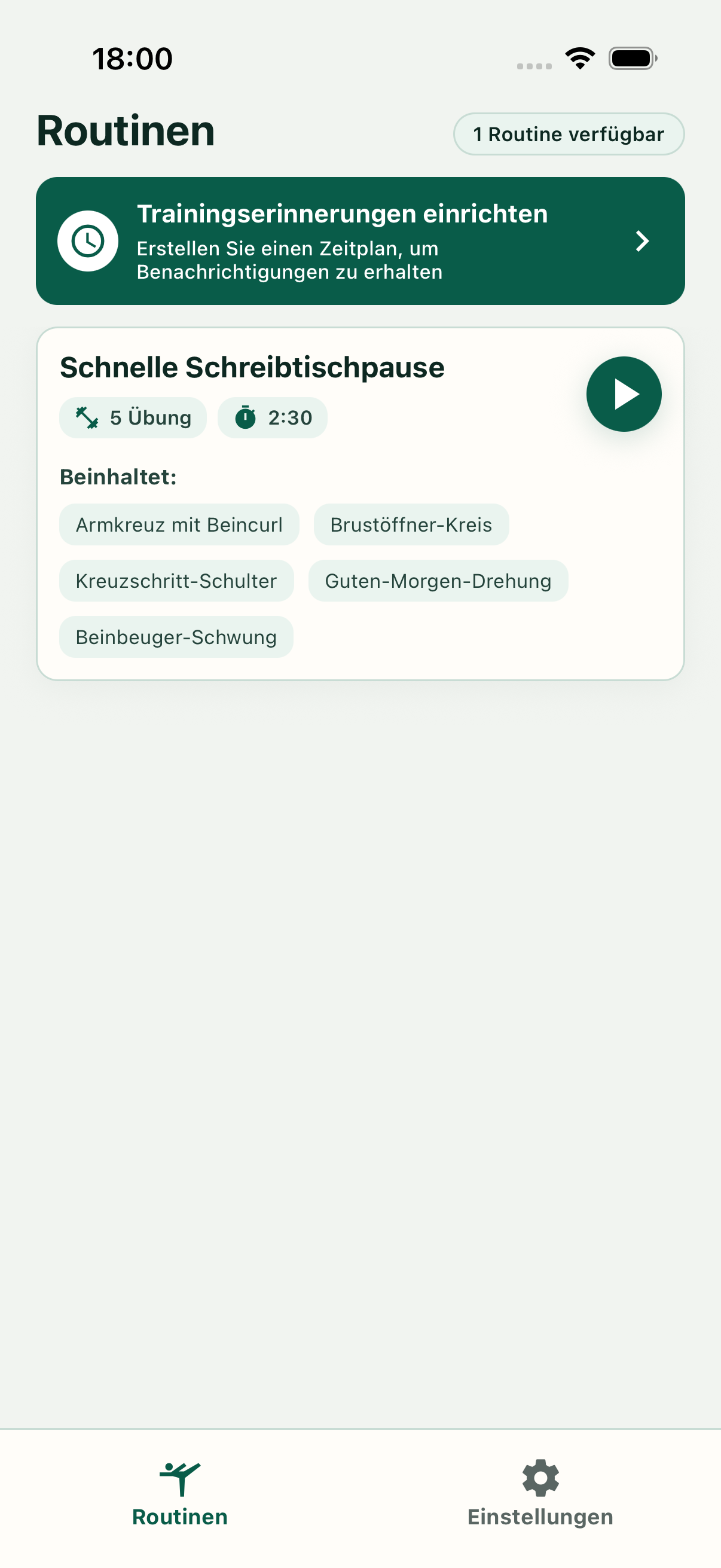 Meine Routinen